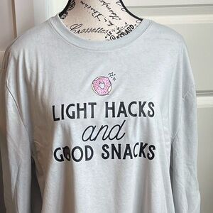 Equestrian Long Sleeve Light Hacks & Good Snacks